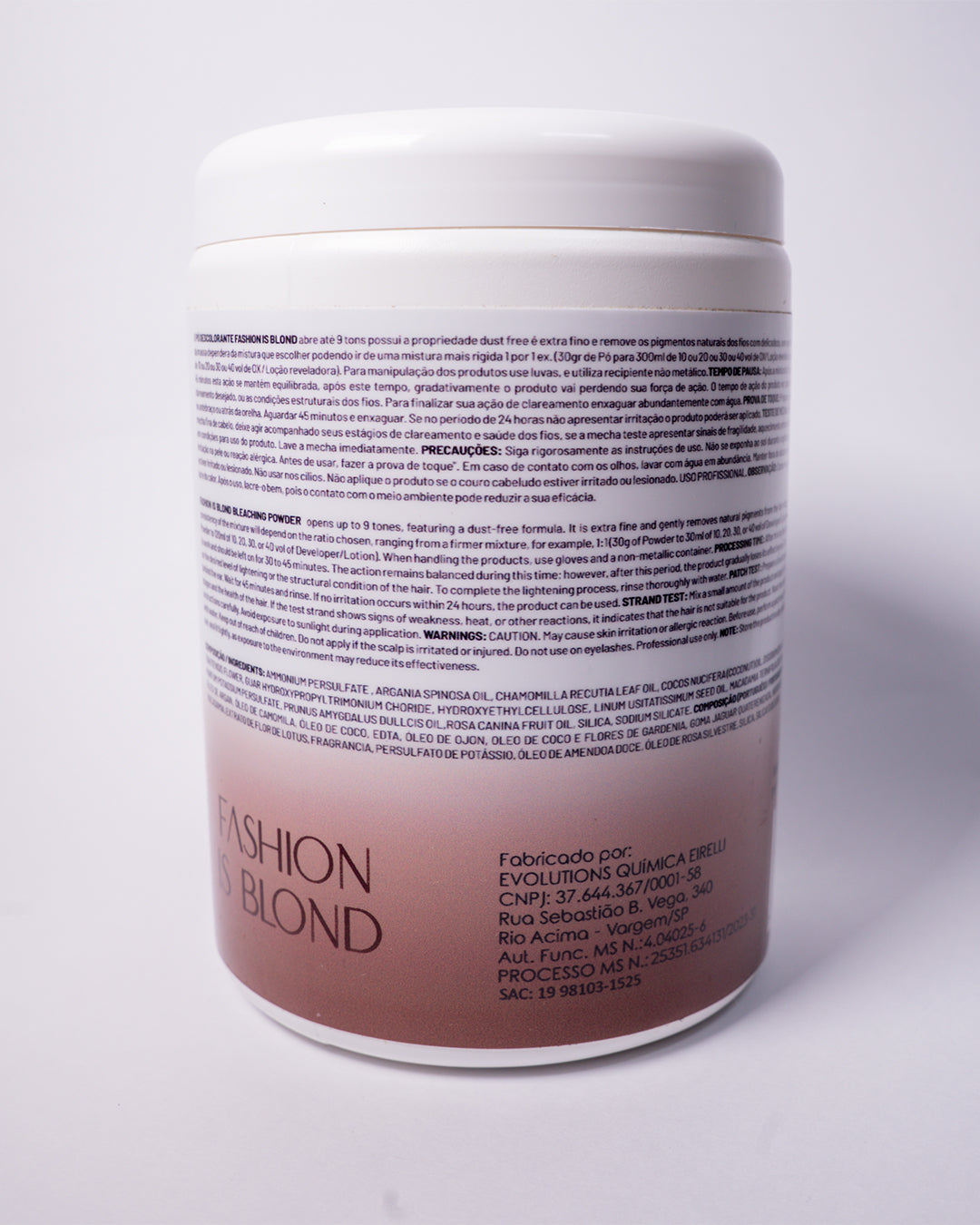 Pó Descolorante Capilar Dust Free - Fashion is Blond - 500g