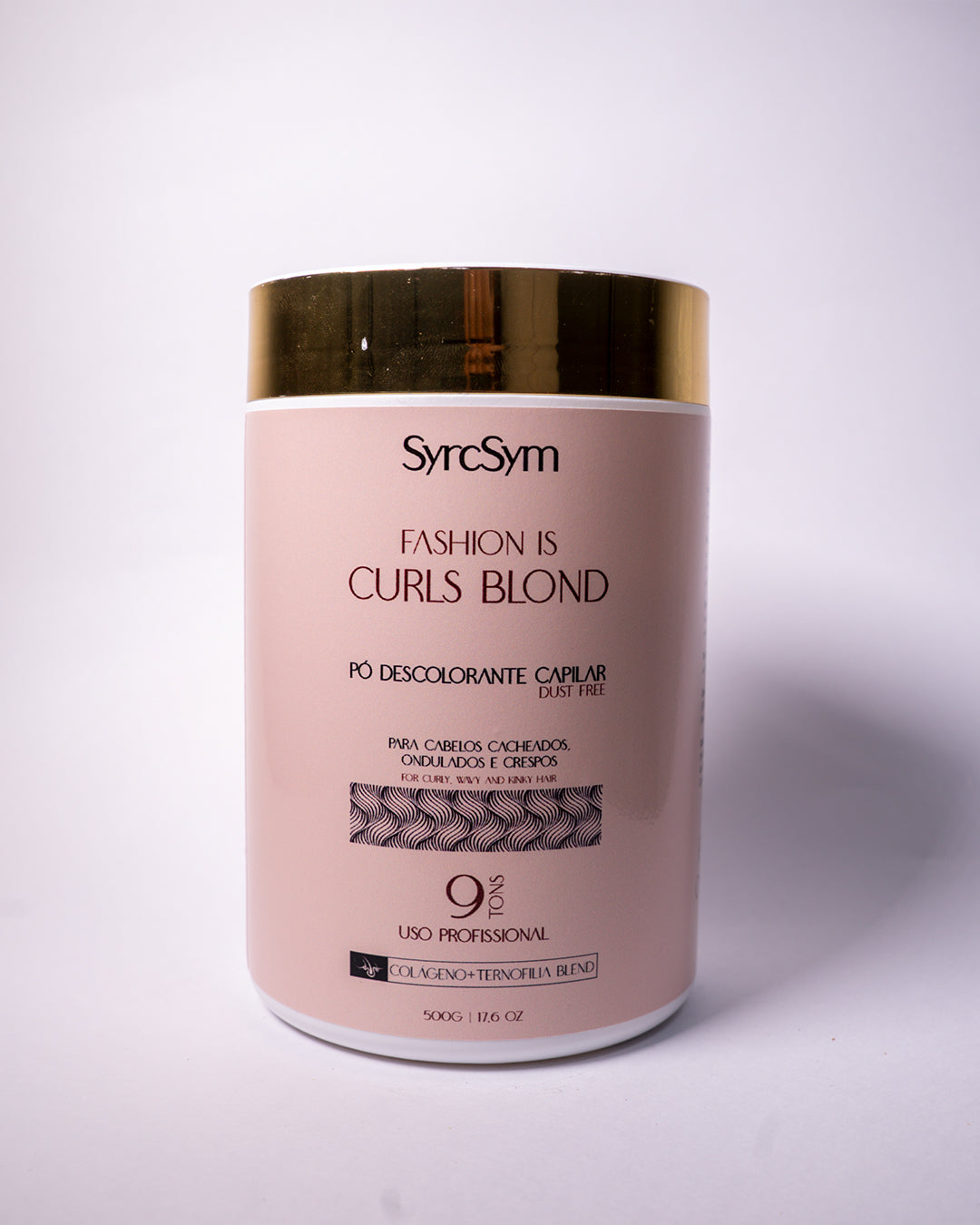 Pó Descolorante Capilar Dust Free SEM AMÔNIA - Fashion is Curls Blond - 500g