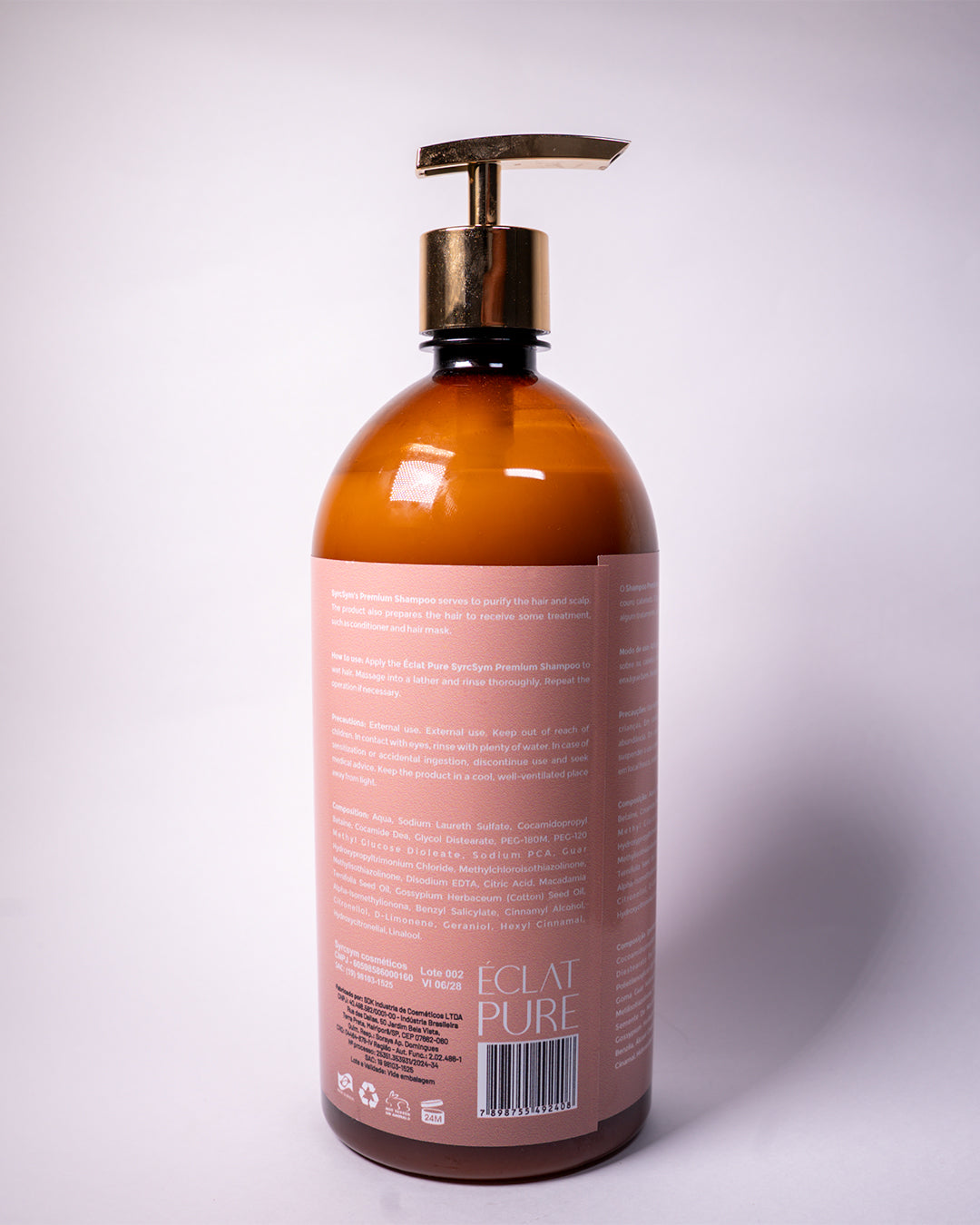 Shampoo Éclat Pure "Hidratação Profunda" - 1 Litro