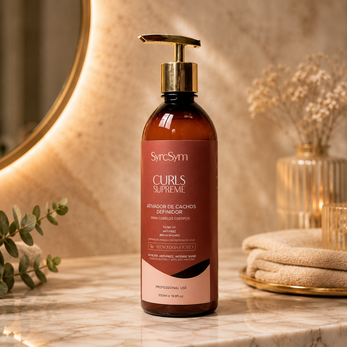 Ativador de Cachos Curls Supreme - 500ml (Para cachos e crespos - 3C ao 4C)