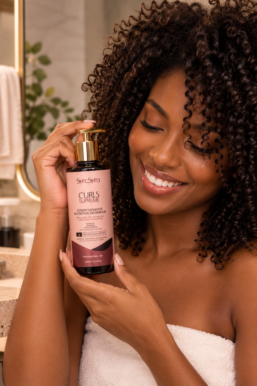 Condicionador Curls Supreme - Nutrição para Cachos e Crespos - 300ml (Curvatura 3C ao 4C)
