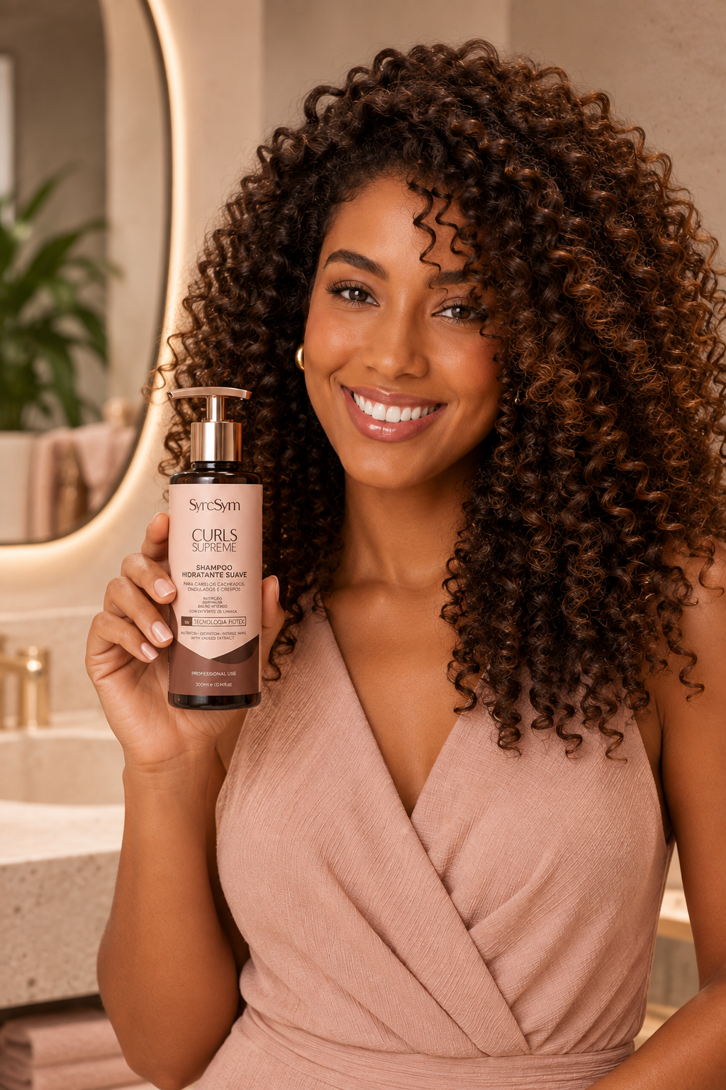 Syrcsym Curls Supreme Moisturizing Shampoo for Curly and Coily Hair - 300ml 