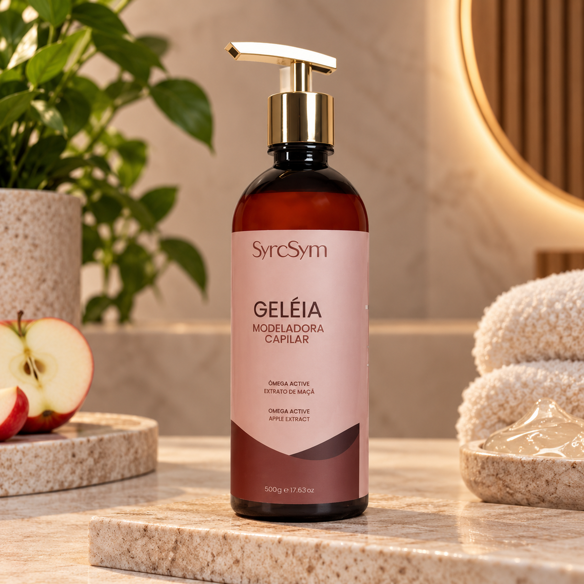 Hair Styling Gel with Omega Activia and Apple Extract - 500ml Homecare 