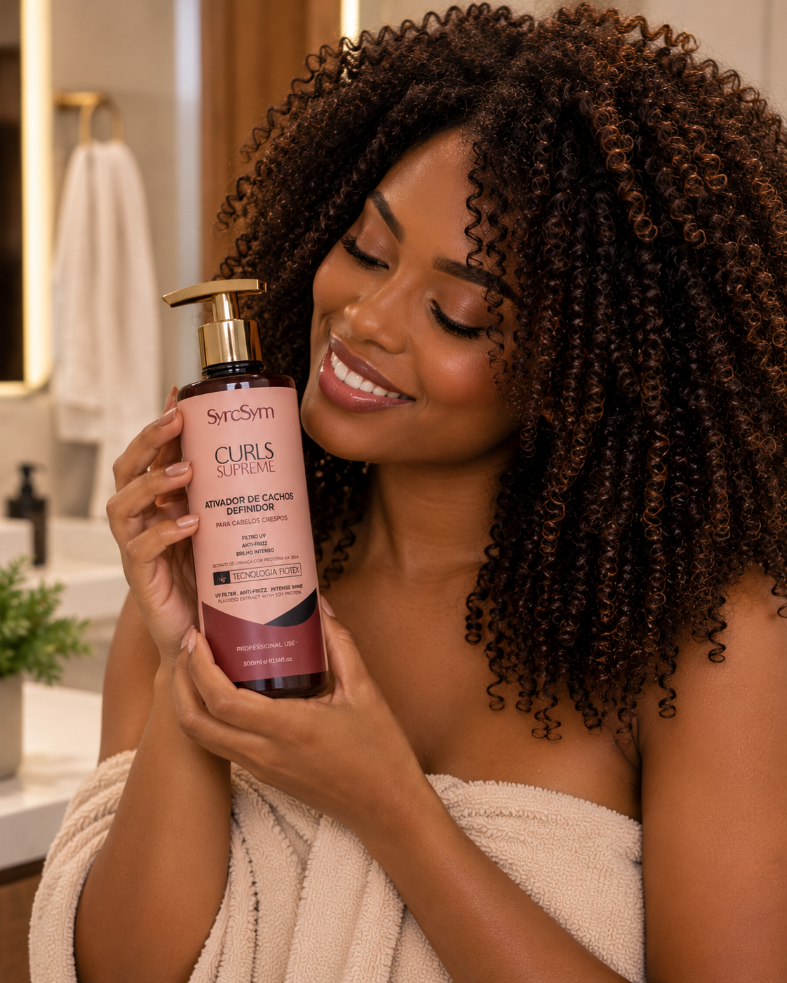 Ativador de Cachos Curls Supreme - 300ml (Para cachos e crespos - 3C ao 4C)