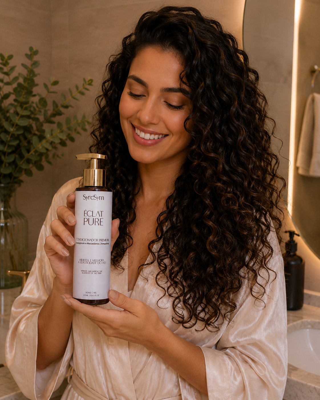Condicionador Éclat Pure "Hidratação Profunda" - 250ml (Curvatura 2A ao 3B)