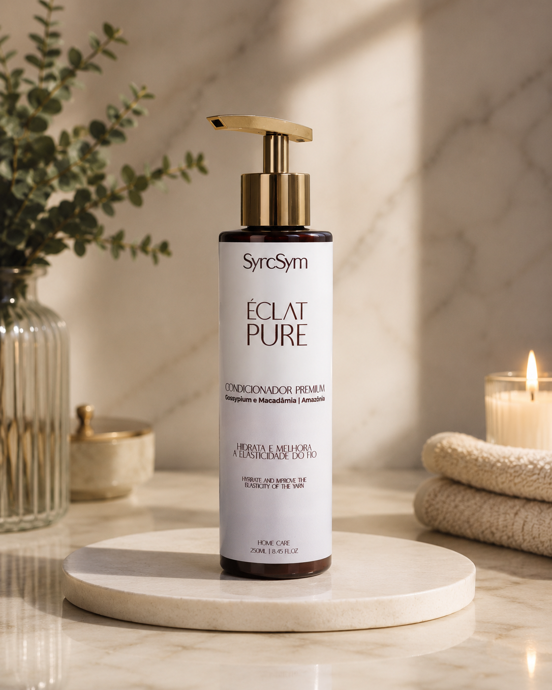 Condicionador Éclat Pure "Hidratação Profunda" - 250ml (Curvatura 2A ao 3B)