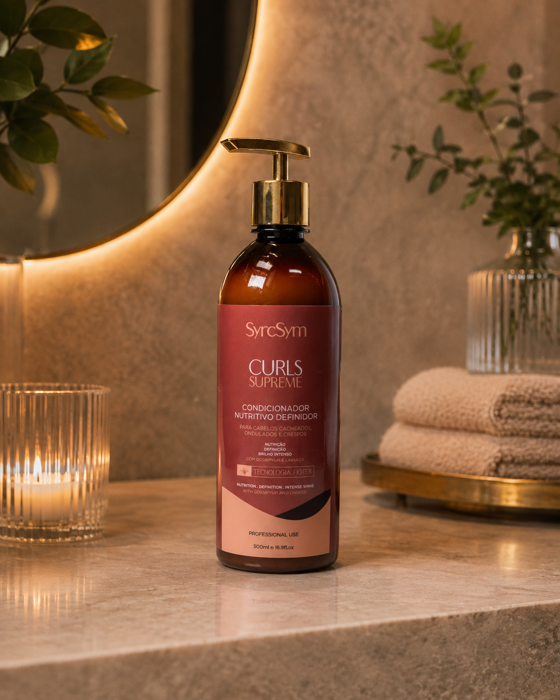 Condicionador Curls Supreme - Nutrição para Cachos e Crespos - 500ml (Curvatura 3C ao 4C)