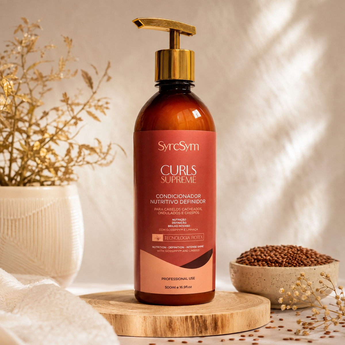 Condicionador Curls Supreme - Nutrição para Cachos e Crespos - 500ml (Curvatura 3C ao 4C)