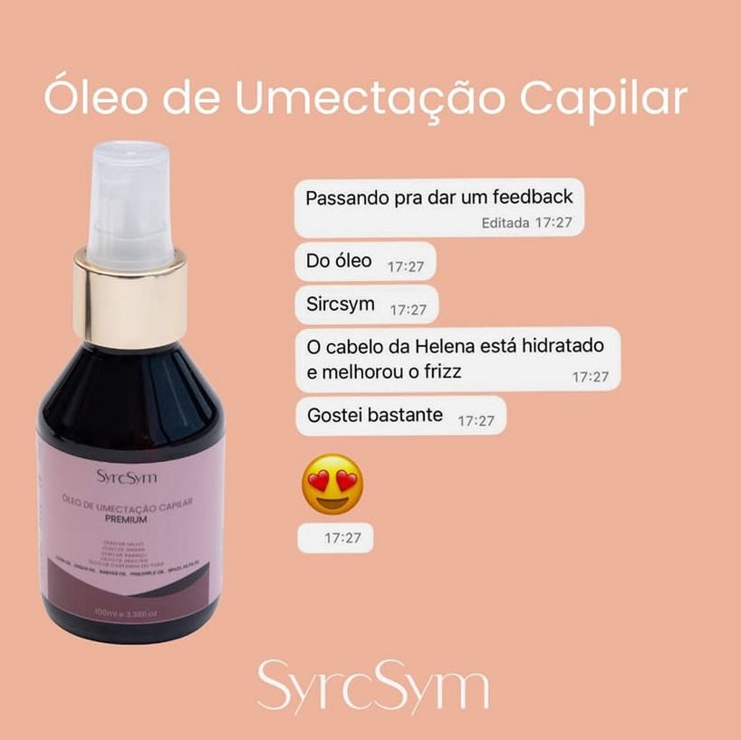 Óleo de Umectação Capilar "5 ativos profundos" • 100ml (Para todo tipo de cabelo)